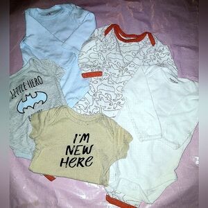 LOT of FIVE!: Onesies/Sleeper, 3-6m. Brand Names, CAN be $10w/ $4.99shppg